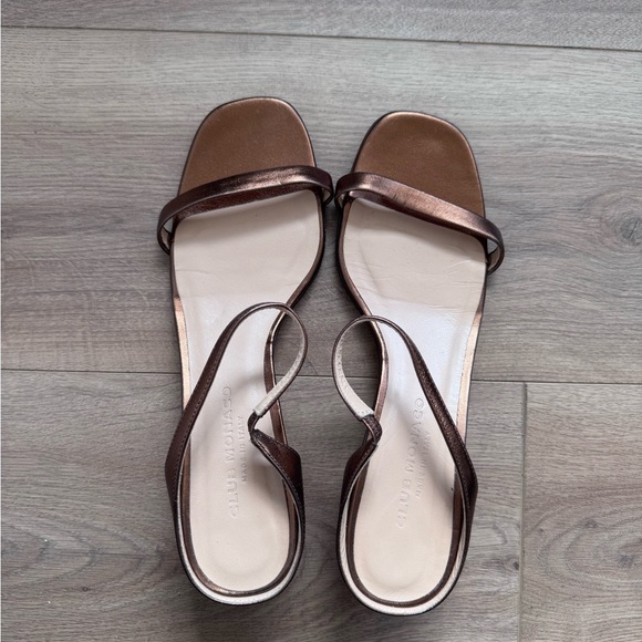 Club Monaco Shoes - Club Monaco Elegant Brown Bronze Sandals